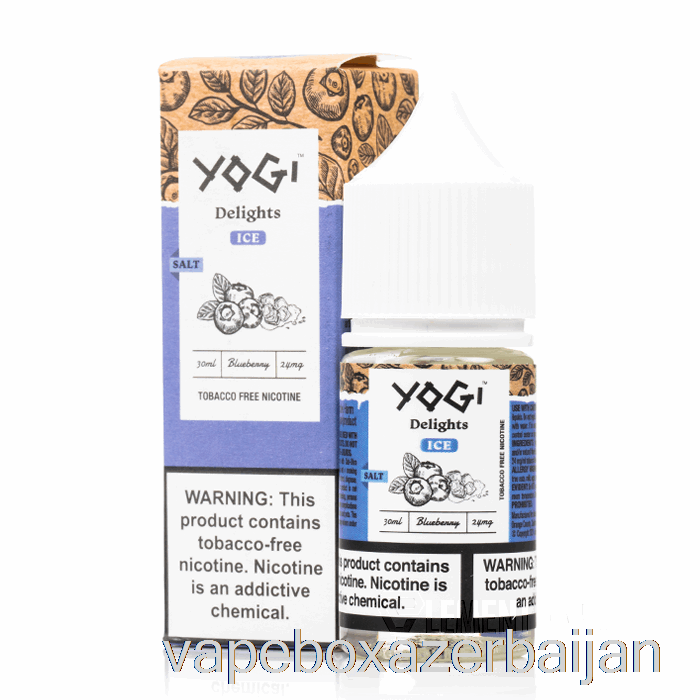 E-Juice Vape Blueberry Ice Salts - Yogi Delights - 30mL 24mg